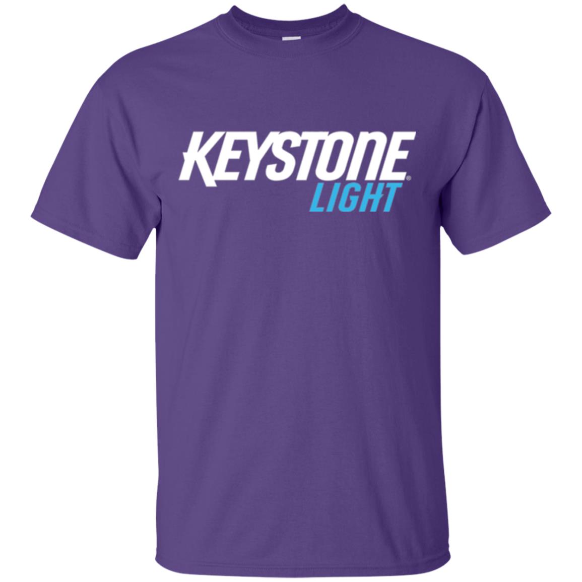 Keystone Light Beer T-shirt Purple