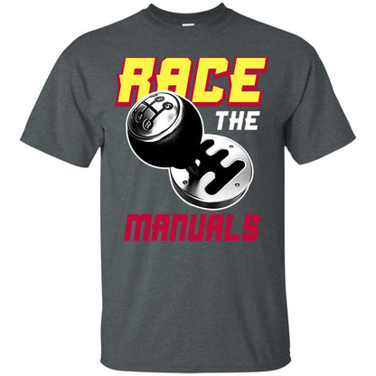Race The Manuals Racing Shirt Dark Heather