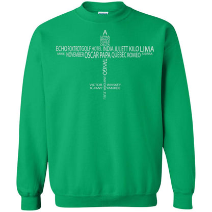 Aviation T-shirt Phonetic Alphabet Pilot Irish Green