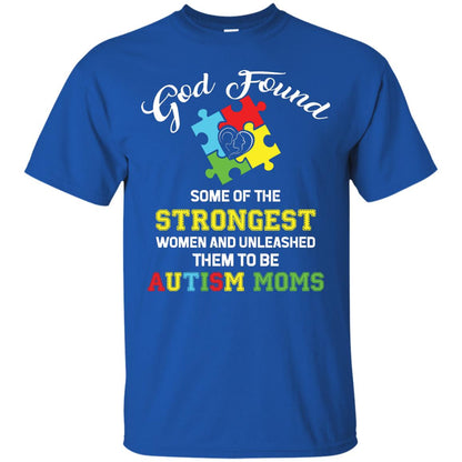 And Unleashed Them To Be Autism Moms Autism Shirt For Mom Royal