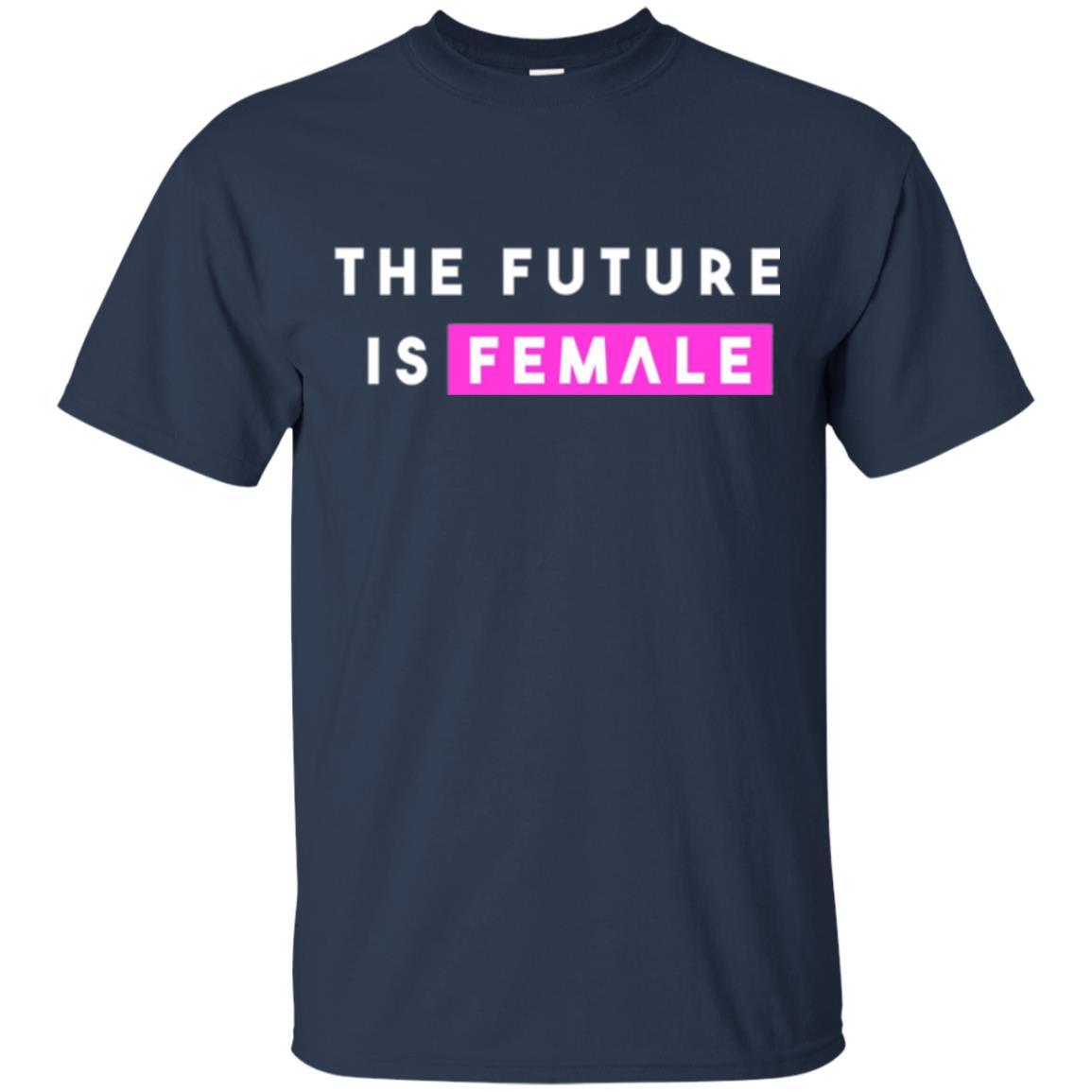 Iconic Statement T-shirt The Future Is Female T-shirt Navy