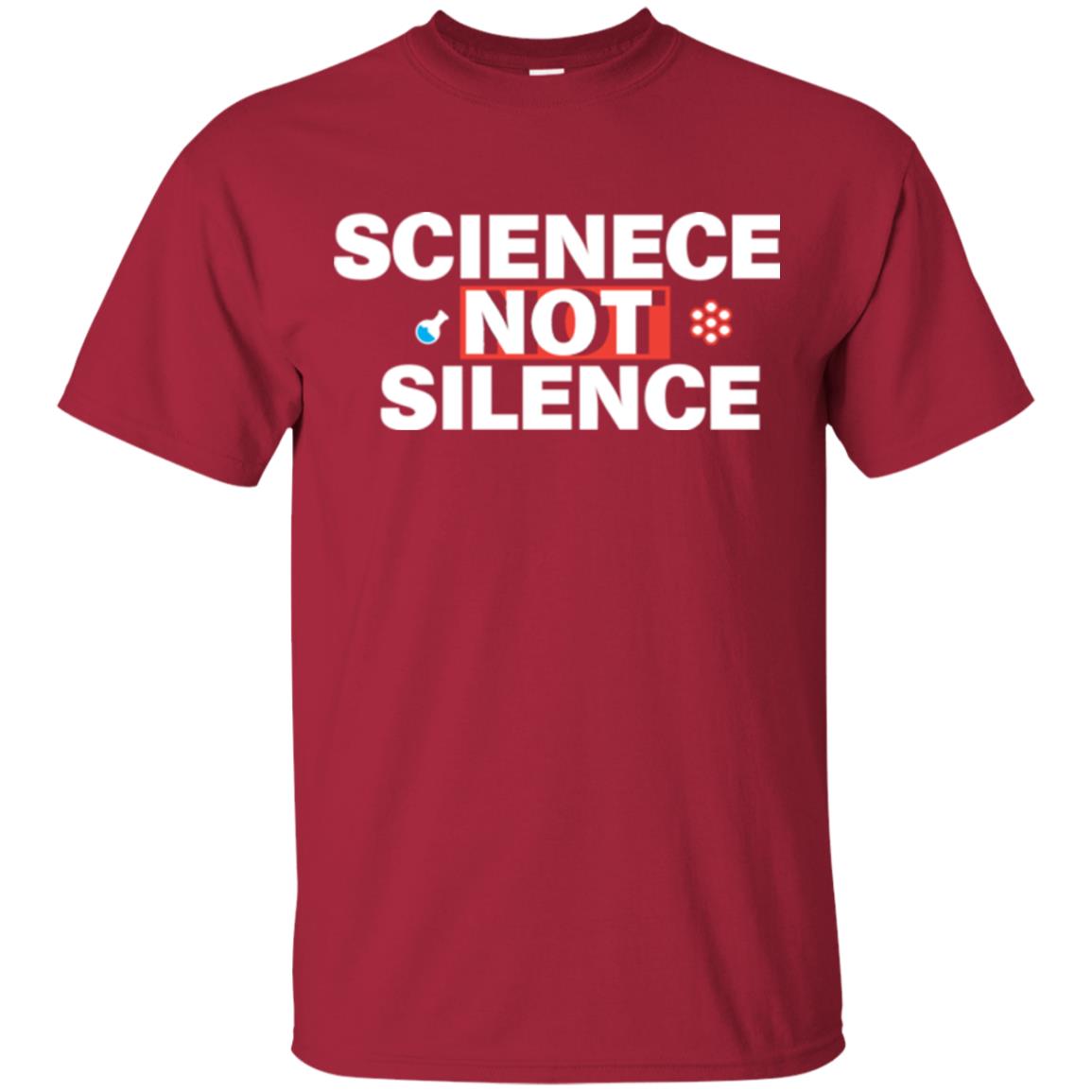 Scientist T-shirt Scienece Not Silence Cardinal
