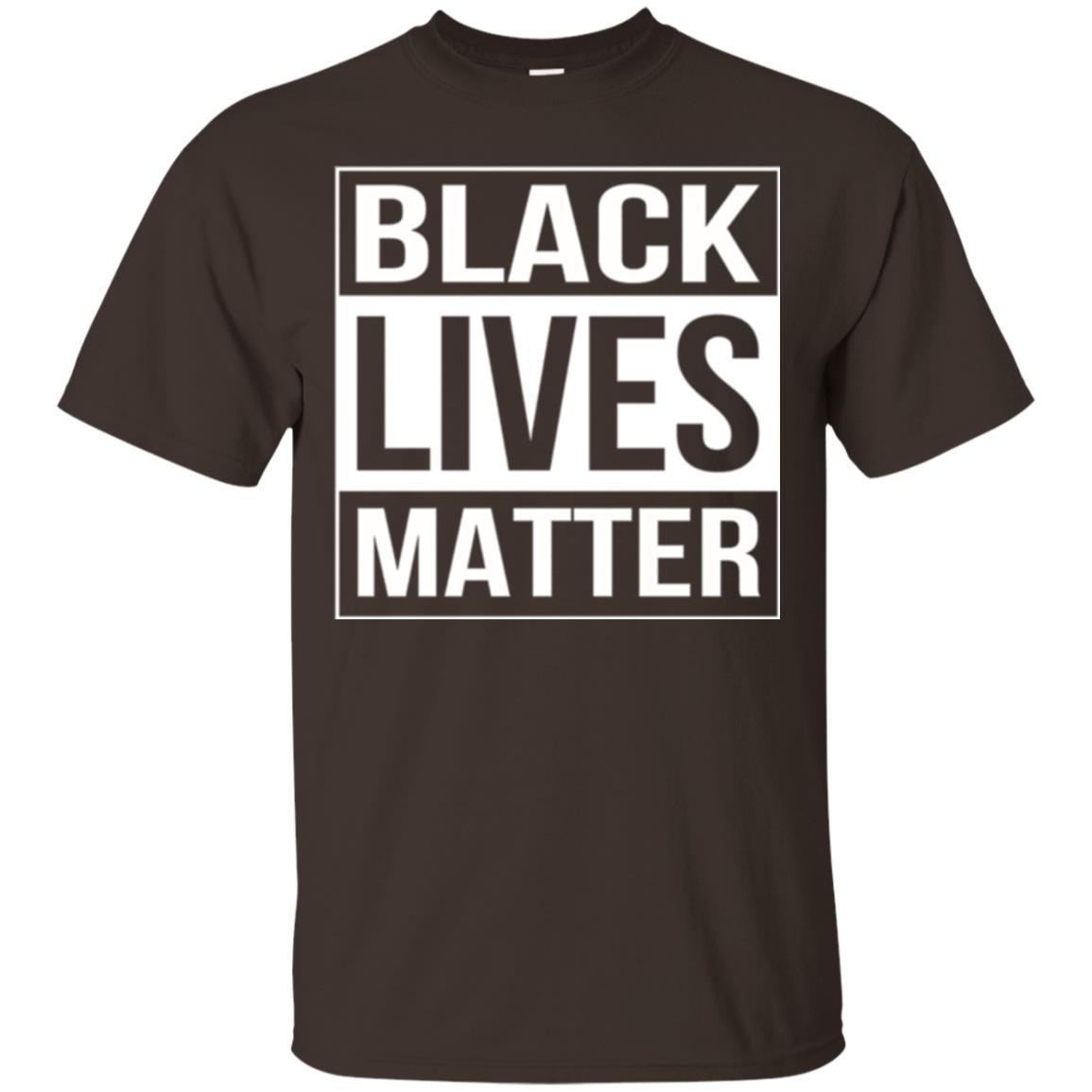 Political T-shirt Black Lives Matter T-shirt Dark Chocolate