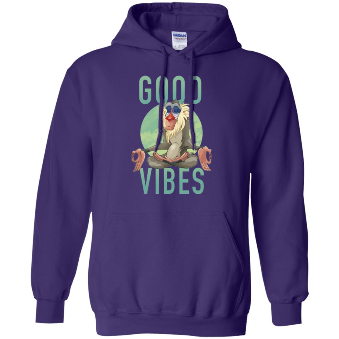 Rafiki Meditate Good Vibes T-shirt Purple