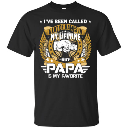 But Papa Is My Favorite Papa Shirt Black