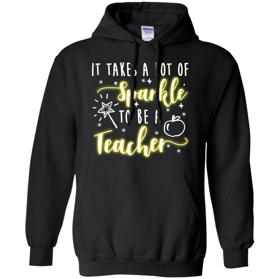 It Takes A Lot Of Sparkle To Be A Teacher Shirt Black