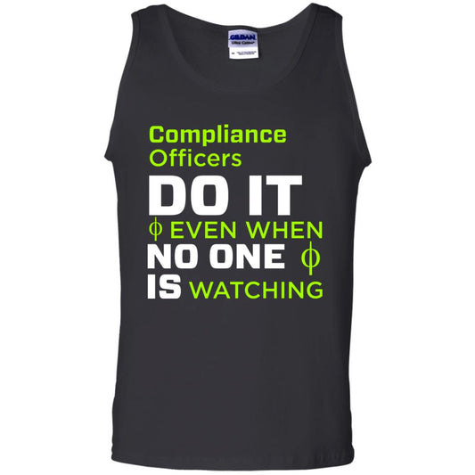 Compliance Officers Do It Even When No One Is Watching Shirt Black