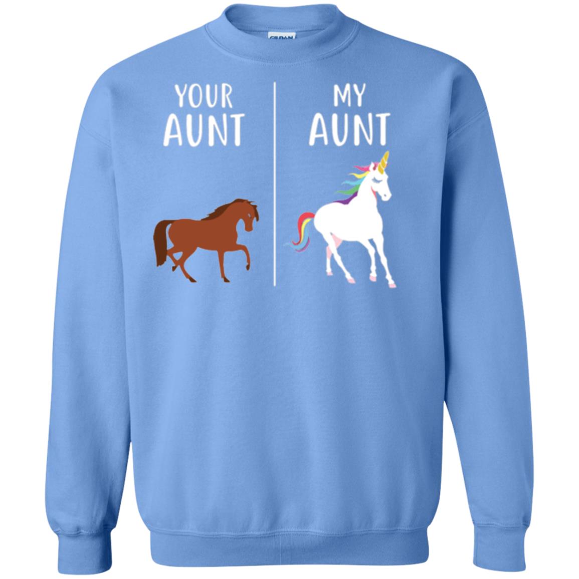 Unicorn T-shirt Your Aunt My Aunt Carolina Blue