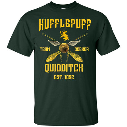 Hufflepuff Quidditch Team Seeker Est 1092 Harry Potter Shirt Forest