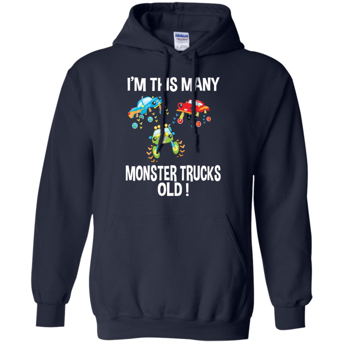 Birthday 3th Shirt Im This Many Monster Trucks Old Navy