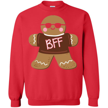 Gingerbread T-shirt Best Friend Forever Red