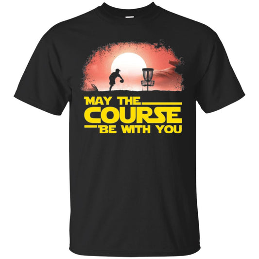 May The Course Be With You T-shirt Black