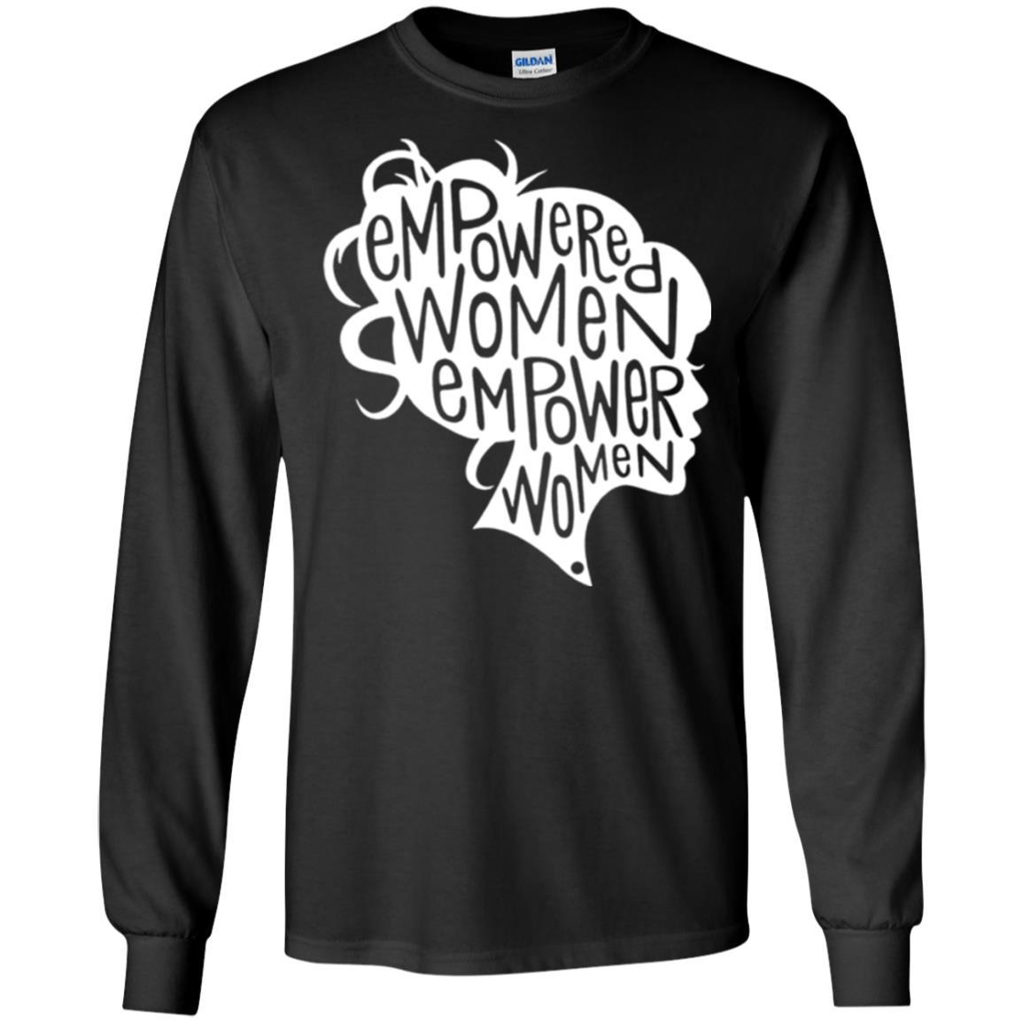 Feminist T-shirt Empowered Women Empower Woman Black