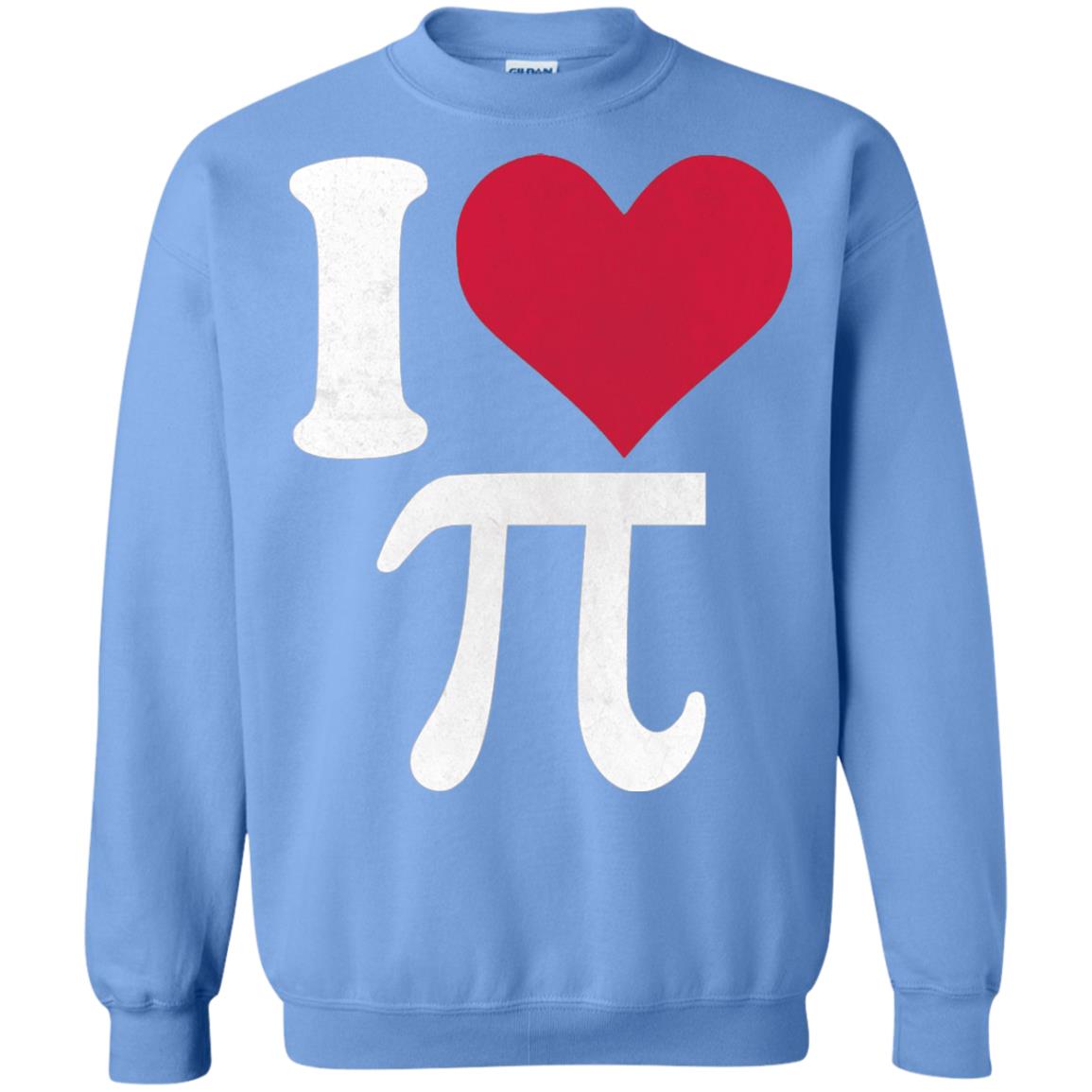I Love Pi Vintage Retro Pi Day T-shirt Carolina Blue