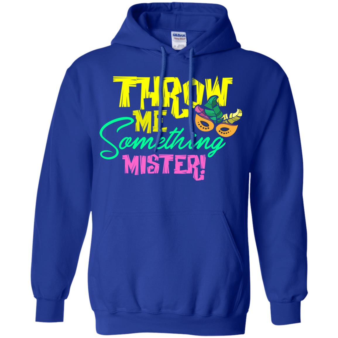 Mardi Gras T-shirt Throw Me Something Mister Royal