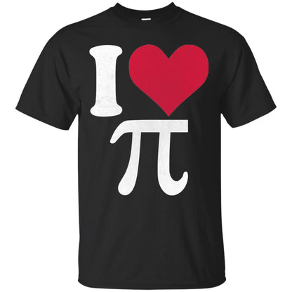 I Love Pi Vintage Retro Pi Day T-shirt Black