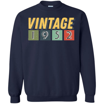 Vintage 1952 66th Birthday Gift Shirt For Mens Or Womens Navy