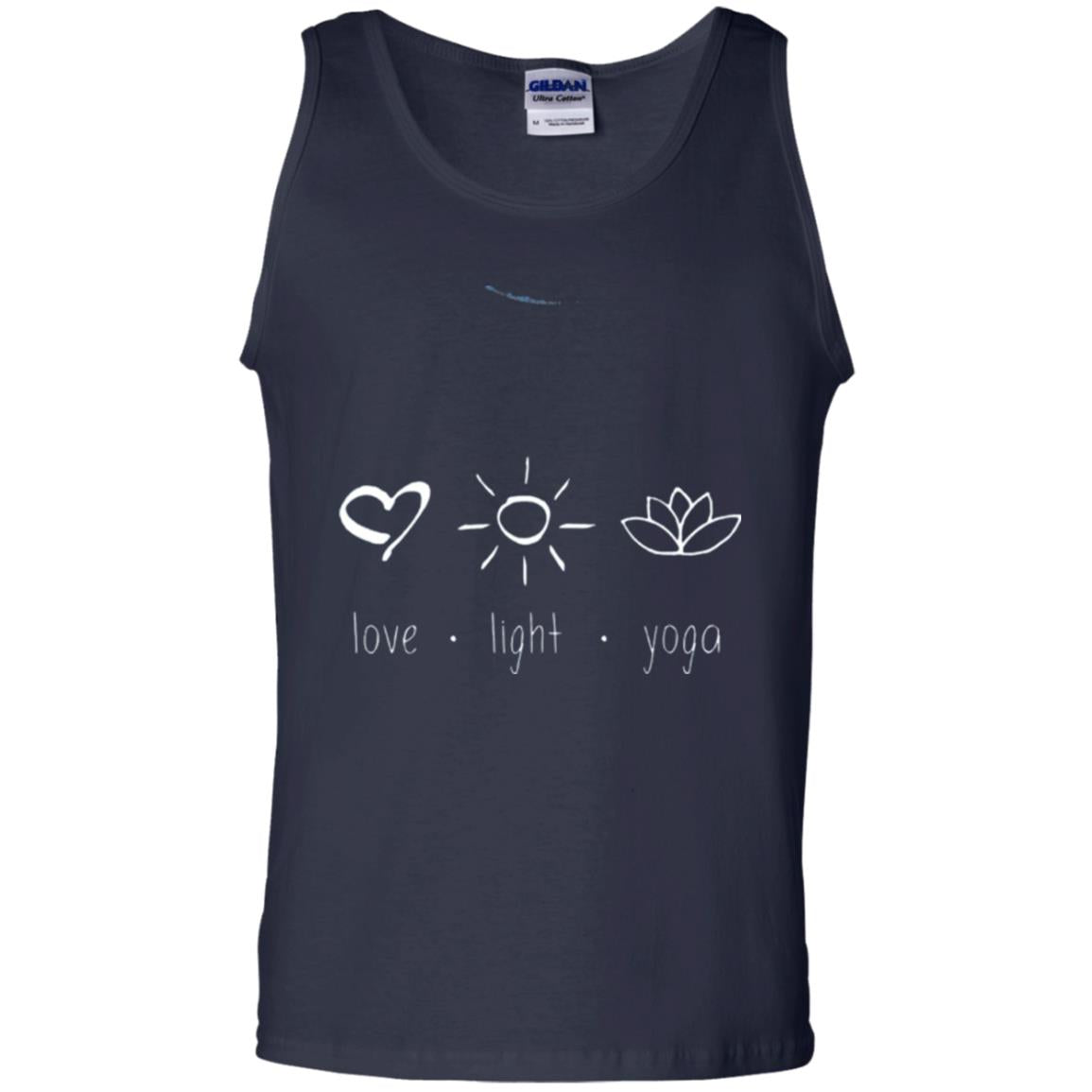 Yoga Lovers T-shirt Love Light Yoga Navy