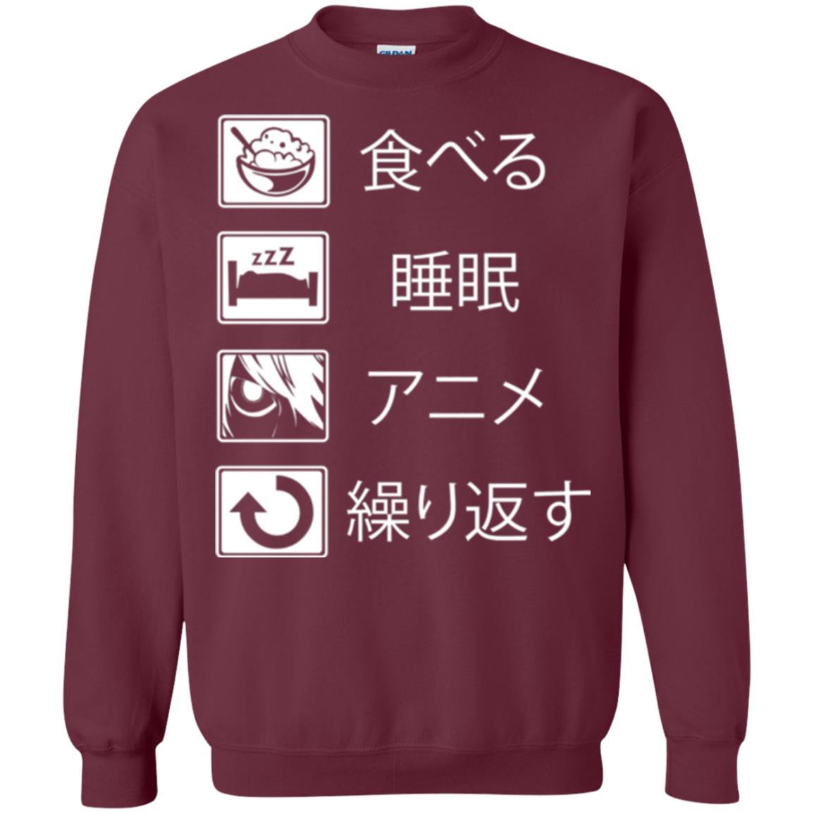 Anime Binge T-shirt Eat Sleep Anime Repeat