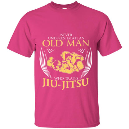 Old Man Who Trains Jiu Jitsu Jiu Jitsu T-shirt Heliconia