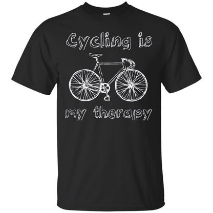 Cycling Is My Therapy Spin Class T-shirt Black