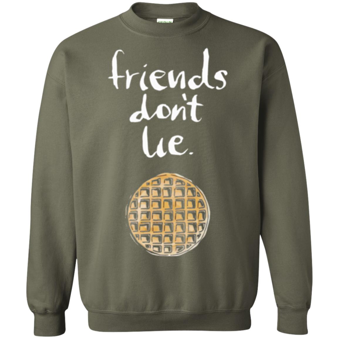 Friends T-shirt Friends Don_t Lie Military Green