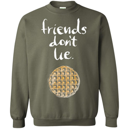 Friends T-shirt Friends Don_t Lie Military Green