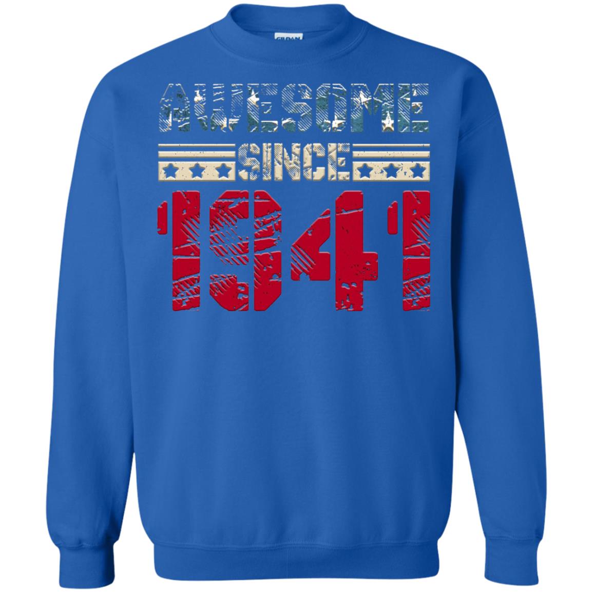 Awesome Since Legends Born In 1941 77 Years Old Birthday Shirt For Dad Or Papa Royal
