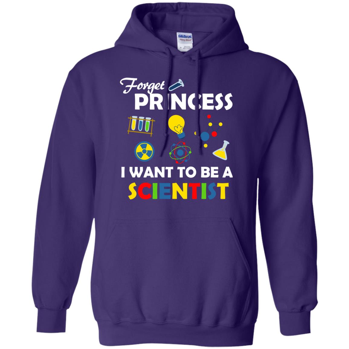 Forget Princess I Want To Be A Scientist Purple