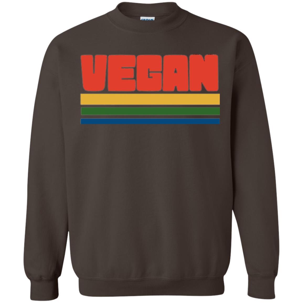 Vegan T-shirt Retro Style Veganism Dark Chocolate