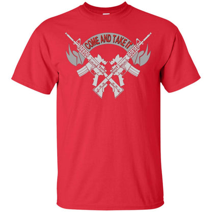 Military T-shirt Come And Take It Red