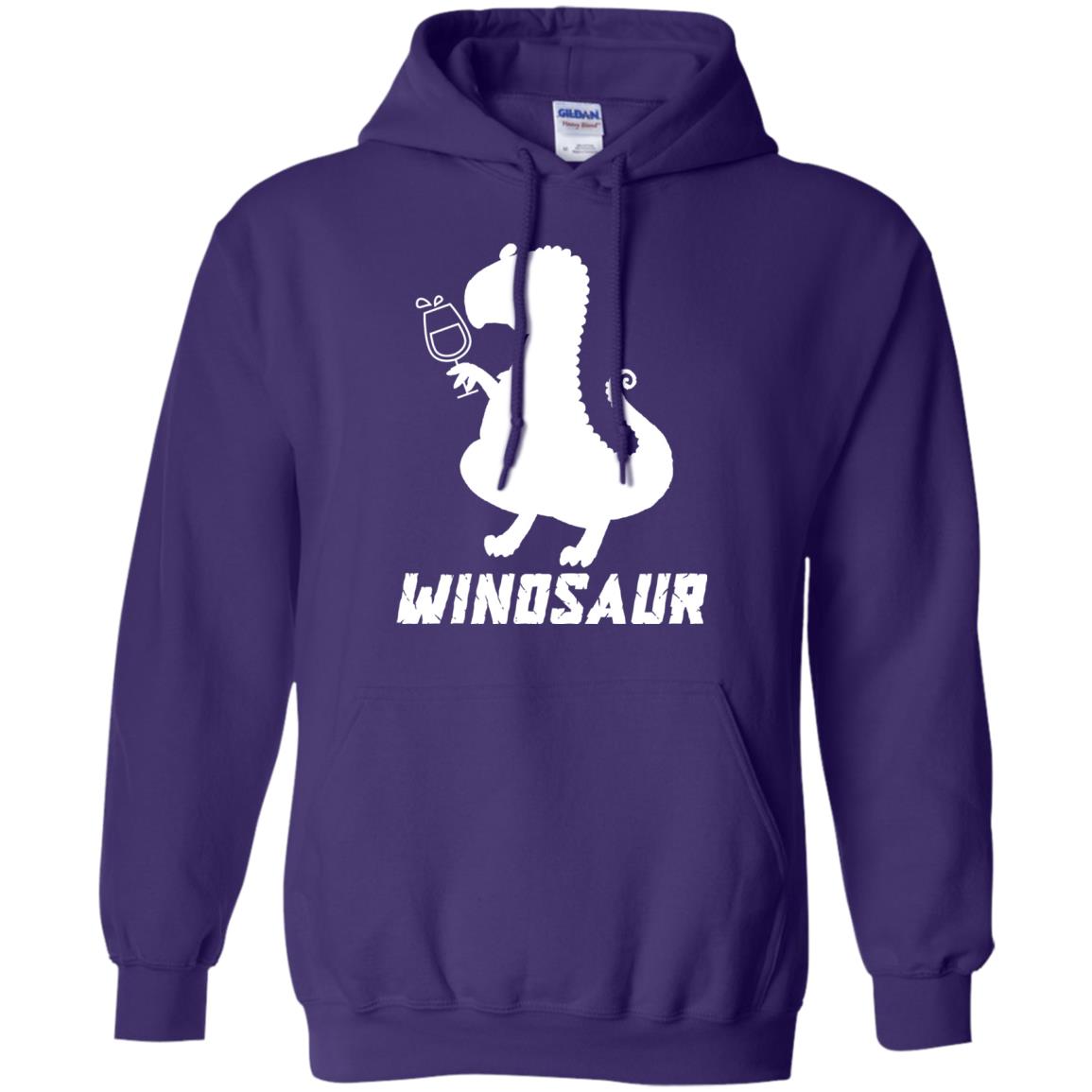 Drinking Party T-shirt Winosaur Wine Dinosaur Purple