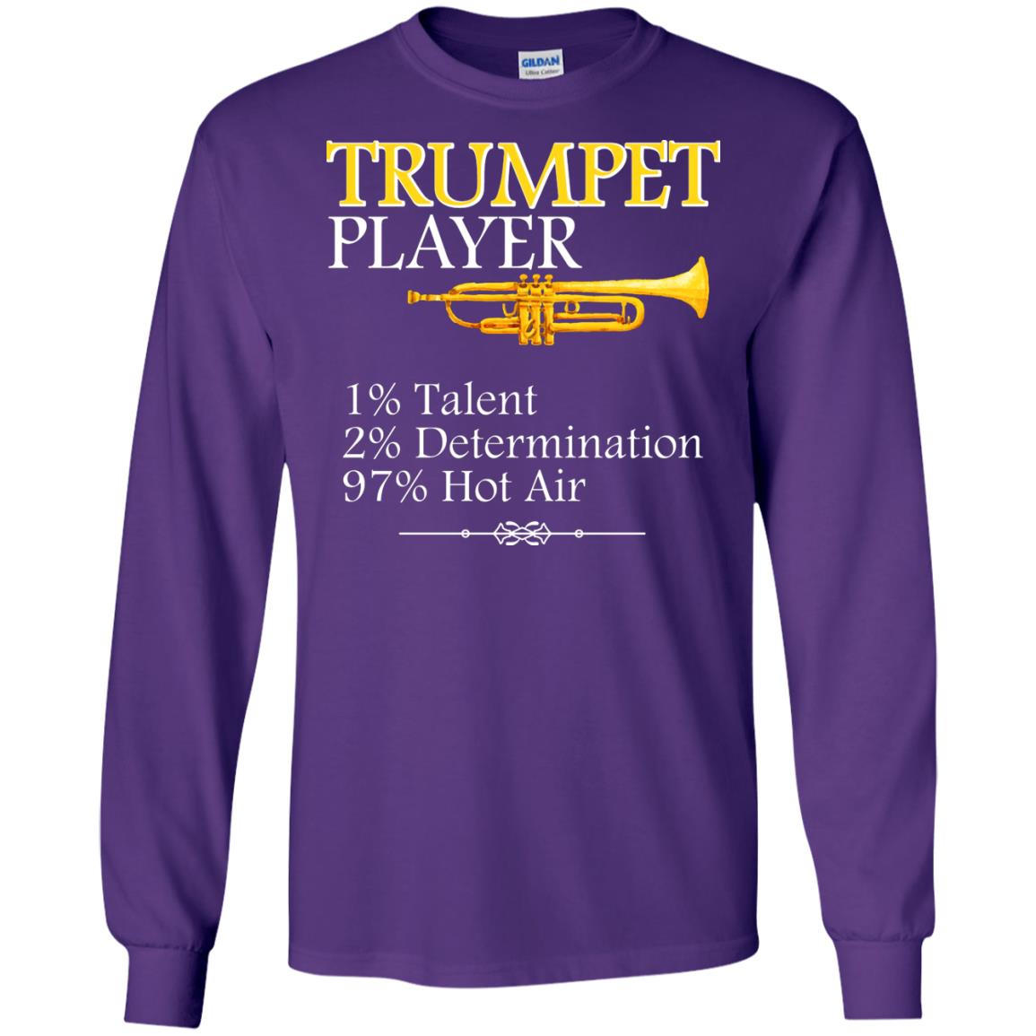 Trumpet Player Gift Shirt For Trumpet Lover Purple