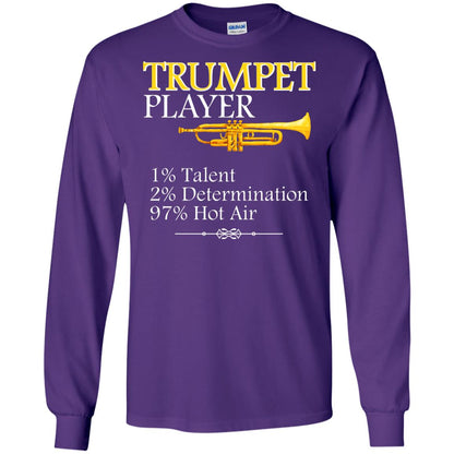 Trumpet Player Gift Shirt For Trumpet Lover Purple
