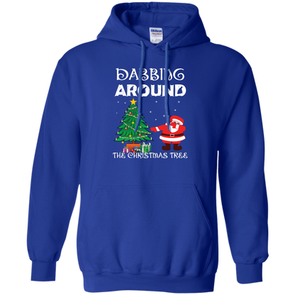 Christmas T-Shirt Dabbing Around The Christmas Tree Royal
