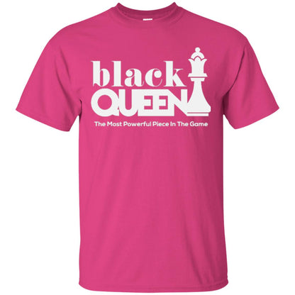 Black Queen The Most Powerful Piece In The Game Proud Black Woman T-shirt Heliconia