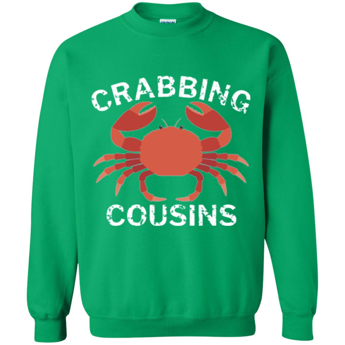 Fishing Lovers T-shirt Crabbing Cousins Irish Green