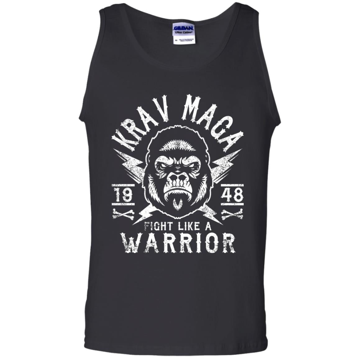 Krav Maga T-shirt Fight Like A Warrior Black