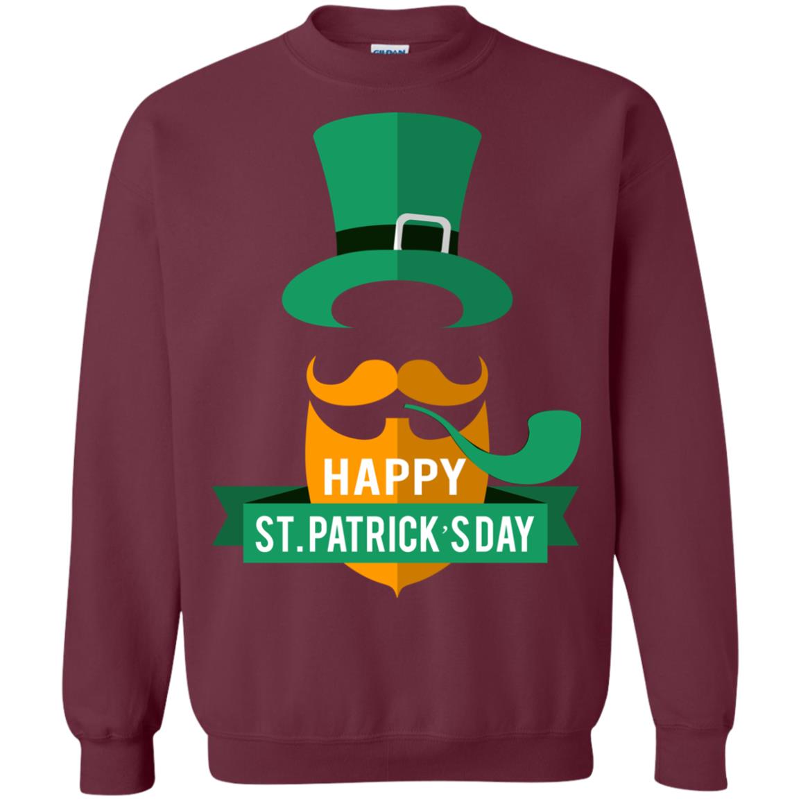 Happy St.patrick's Day T-shirt Maroon