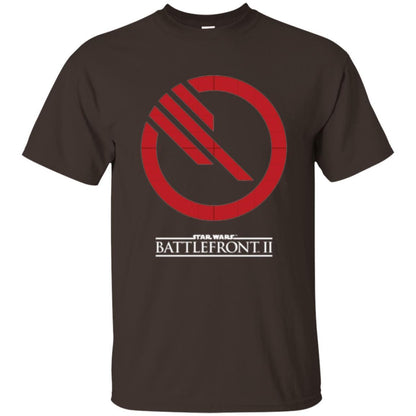 Film T-shirt Battlefront Ii Inferno Squad Logo Graphic Dark Chocolate