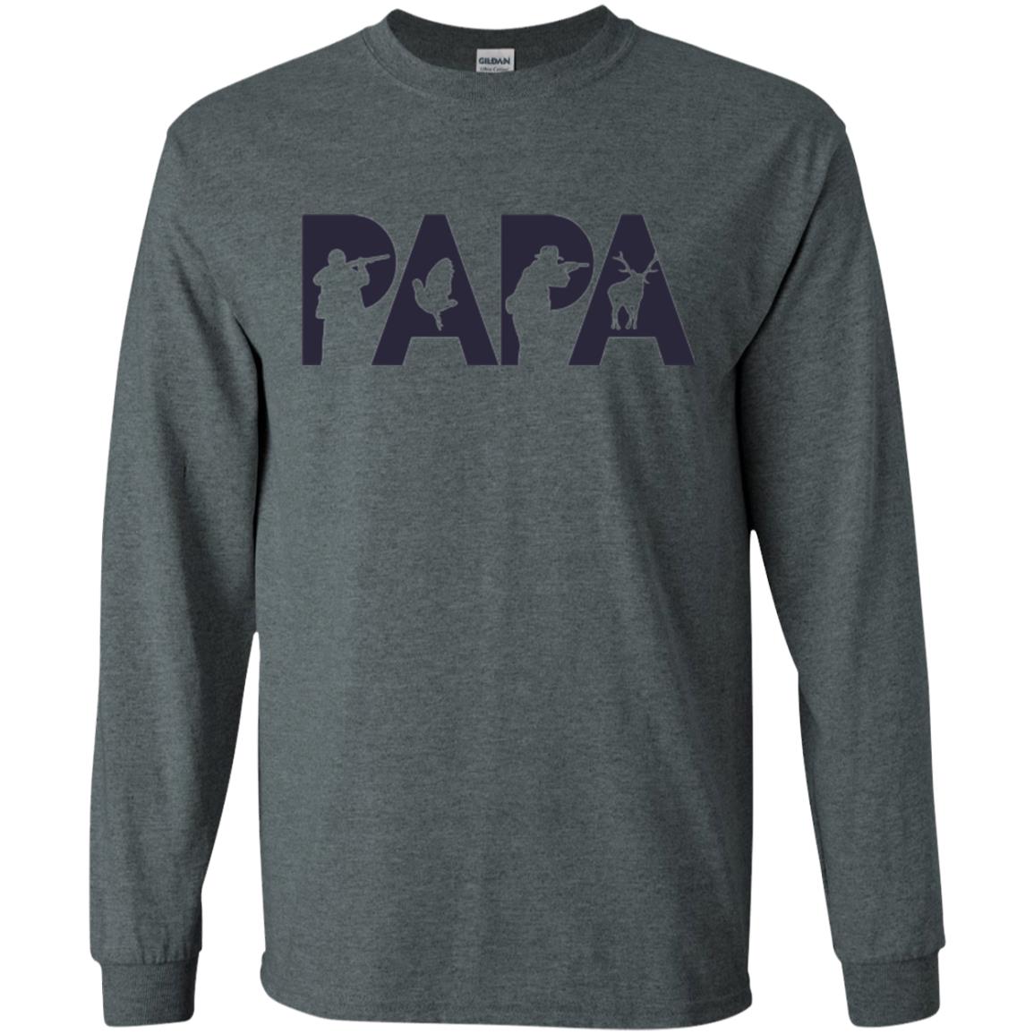 Hunter Dad T-shirt Dark Heather