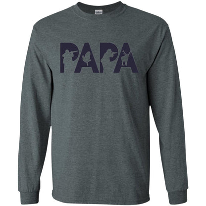 Hunter Dad T-shirt Dark Heather