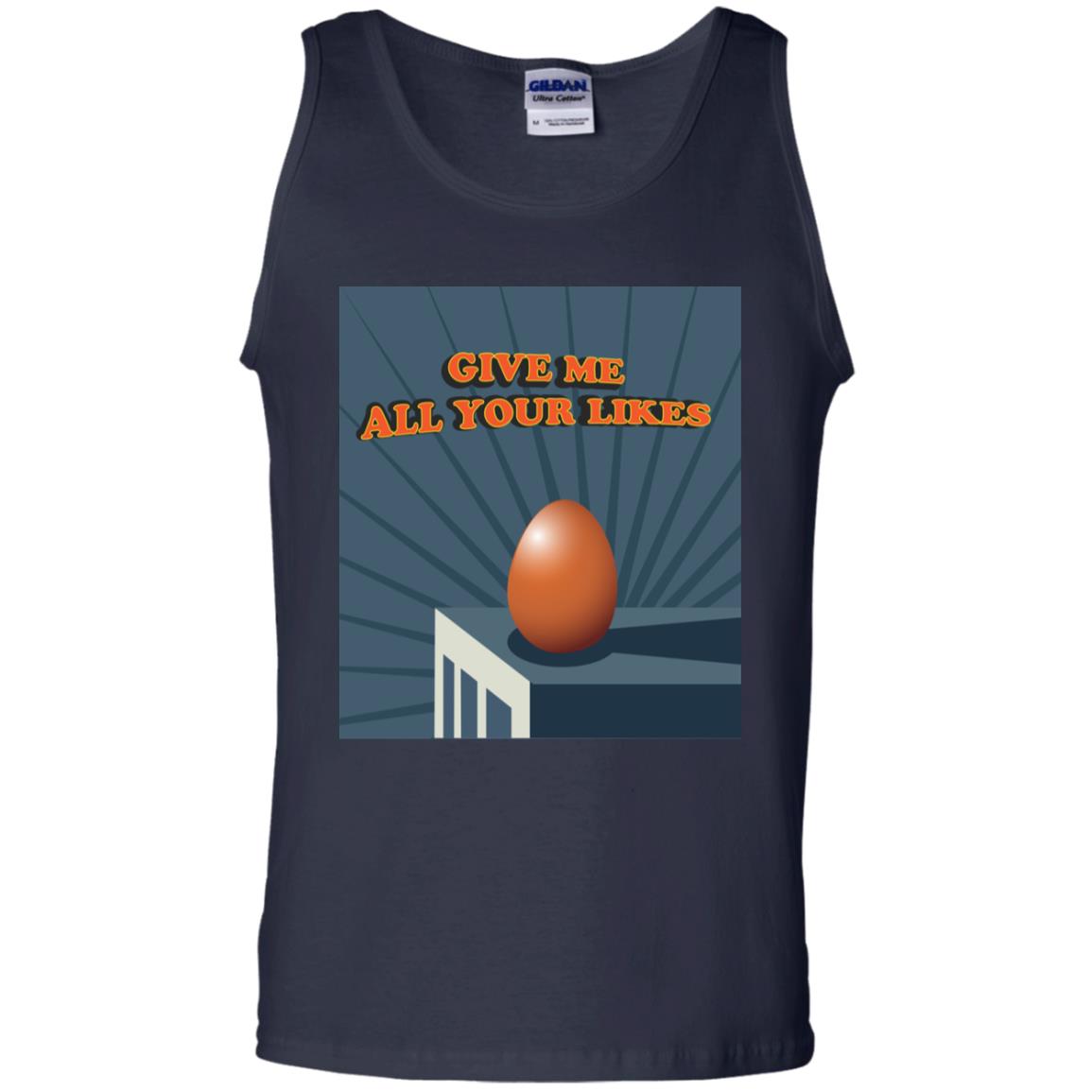 Give Me All Your Likes Egg Shirt Navy