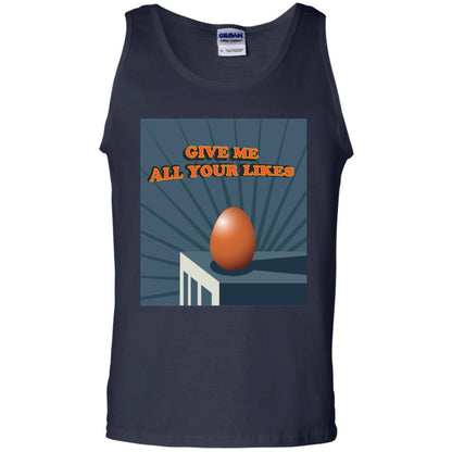Give Me All Your Likes Egg Shirt Navy