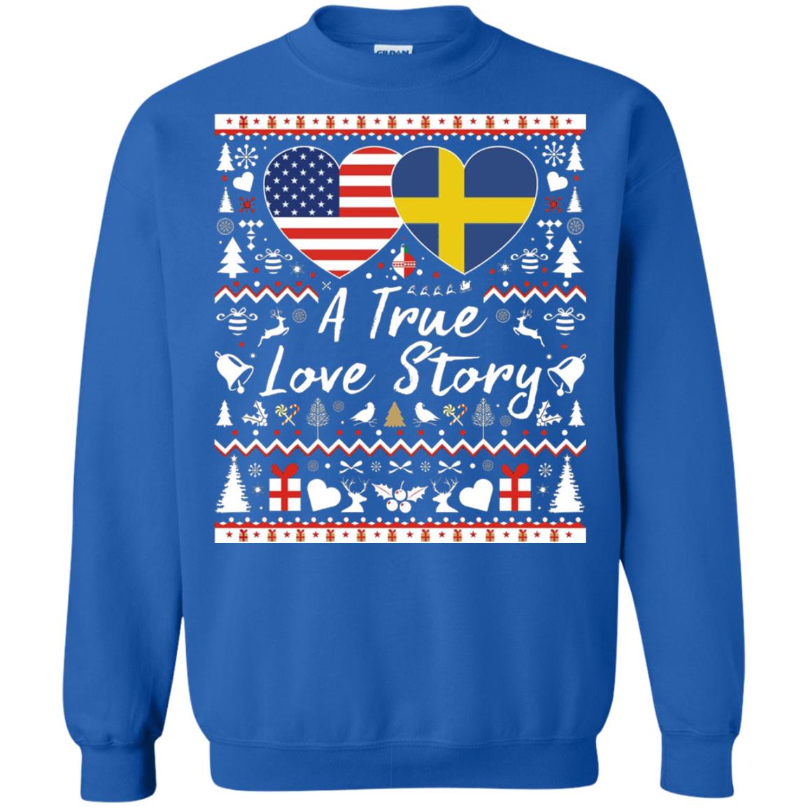 Christmas T-shirt American Swedish A True Love Story Royal