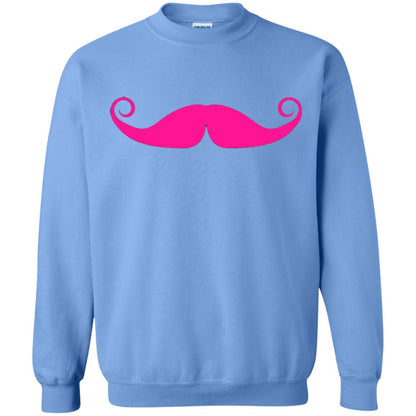 Pink Mustache T-shirt Funny Gift For Men Carolina Blue