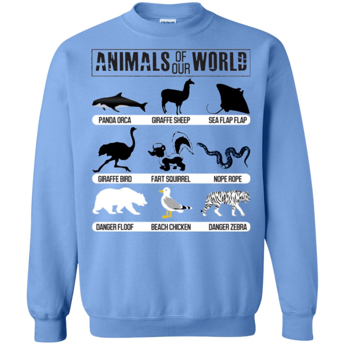 Save Animals Of Our World T-shirt Carolina Blue