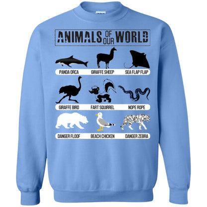 Save Animals Of Our World T-shirt Carolina Blue