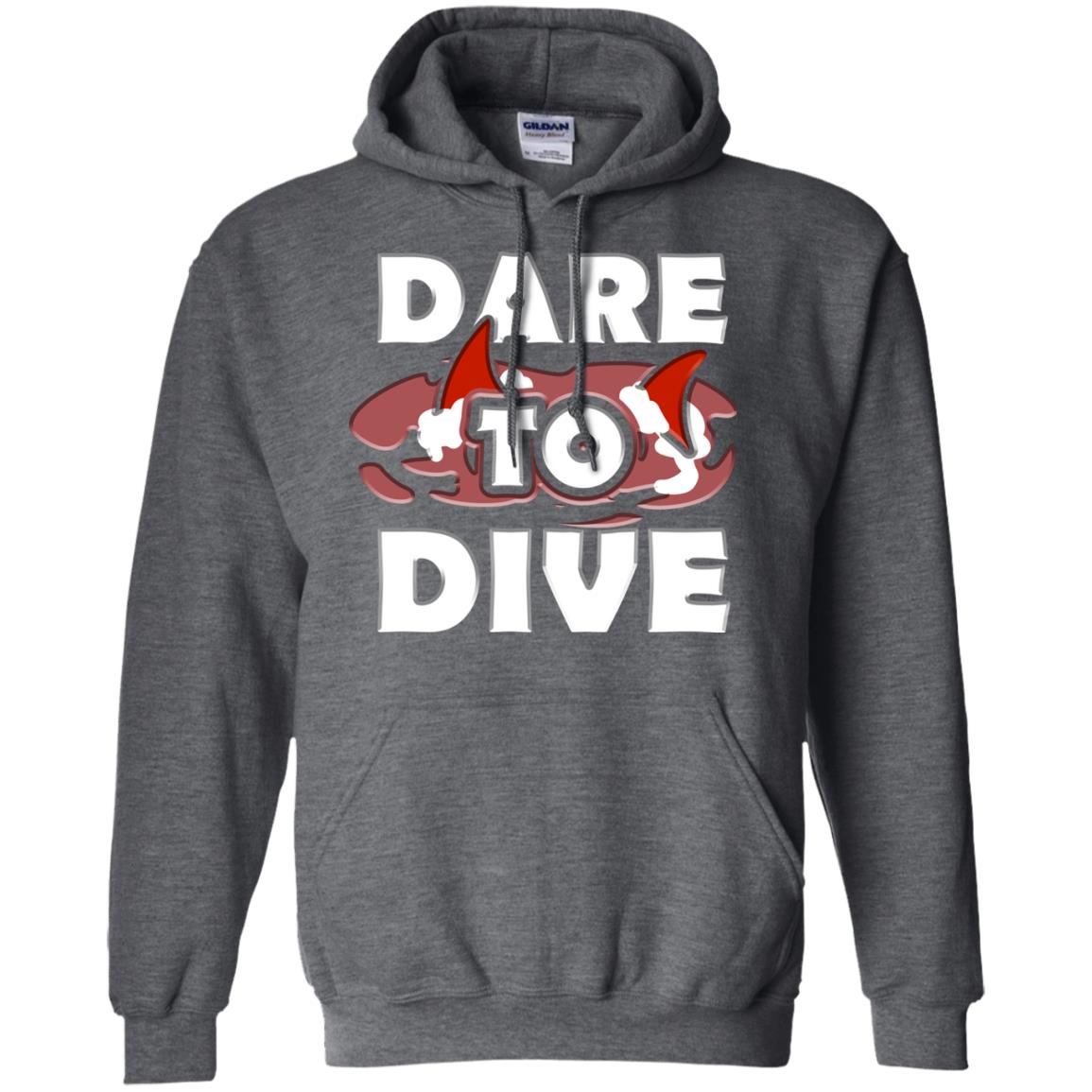 Every Day Of Dare To Dive Shark T-shirt 2018 Dark Heather