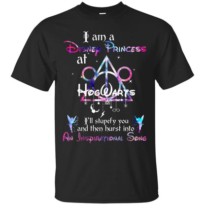 I Am A Disney Pricess At Hogwarts Harry Potter Shirt= G200 Gildan Ultra Cotton T-Shirt Black